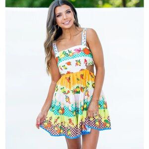 Bayside Cut Out Dress, Size Large
